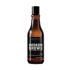 Redken Šampón 3 v 1 Brews (3-In-1 Shampoo, Conditioner and Body Wash) 300 ml