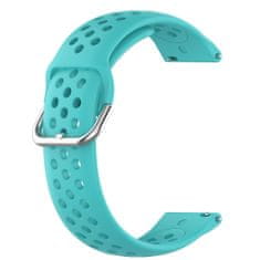 BStrap Silicone Dots remienok na Samsung Galaxy Watch 3 45mm, teal