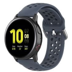 BStrap Silicone Dots remienok na Samsung Galaxy Watch 3 45mm, dark gray