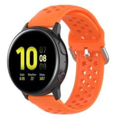 BStrap Silicone Dots remienok na Samsung Galaxy Watch 3 45mm, orange