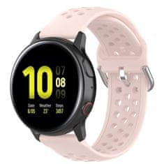 BStrap Silicone Dots remienok na Samsung Galaxy Watch 3 45mm, pink