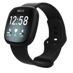 BStrap Silicone (Large) remienok na Fitbit Versa 3, black