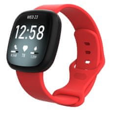 BStrap Silicone (Large) remienok na Fitbit Versa 3, red