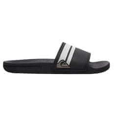 Quiksilver Pánske šľapky Rivi Slide Black / Black / White AQYL100867 -XKKW (Veľkosť 45)