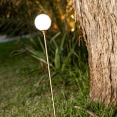 KINGHOME NEW GARDEN zahradná lampa BRUNA 80 3 SOLAR medená - LED