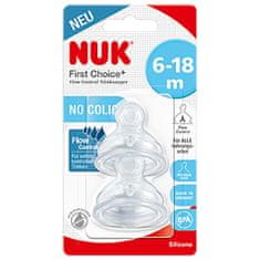 Nuk Cumlík Flow Control 6-18 m 2 ks