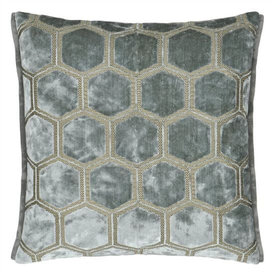 Designers Guild Dekoračný vankúš Manipur 43 x 43 cm, silver