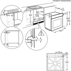 Electrolux vstavaná rúra 600 FLEX SurroundCook EOA5220AOR