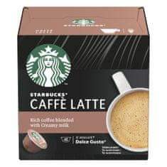 Starbucks Caffe Latte by NESCAFE DOLCE GUSTO Kávové kapsule, 3x12 kapsúl v balení