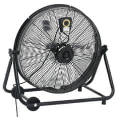 Vidaxl Priemyselný bubnový ventilátor 60 cm 180 W čierny