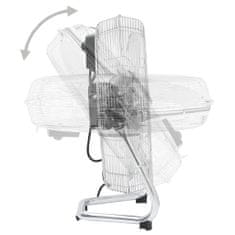 Vidaxl Podlahový ventilátor, 3 rýchlosti 55 cm 100 W