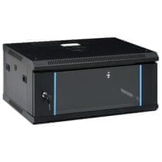 Vidaxl 4U Nástenná serverová skriňa 19" 600x450x285 mm IP20