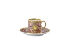 Rosenthal Versace ROSENTHAL VERSACE LA SCALA DEL PALAZZO ROSA Espresso šálka s tanierikom