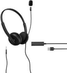 Energy Sistem Headset Office 2+ Black, čierna