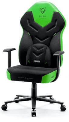 Gaming koliesková stolička Diablo-Chairs X-Gamer 2.0, čierna (5902560337464) nastaviteľné operadlo podrúčky 150 kg hr pena