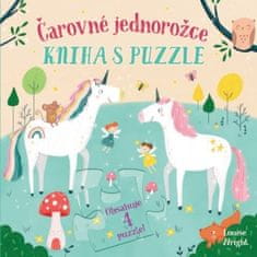 Louise Wrightová: Čarovné jednorožce Kniha s puzzle