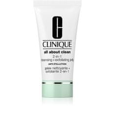 Clinique Exfoliačný čistiaci gél All About Clean (2-in-1 Clean ser + Exfoliating Jelly) (Objem 150 ml)