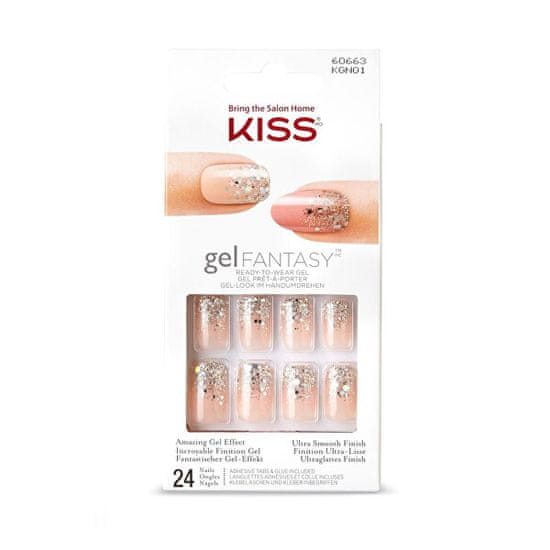 KISS Gélové nechty 60663 Gel Fantasy (Nails) 24 ks