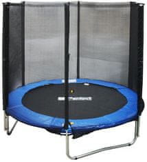 Greatstore Záhradná trampolína s ochrannou sieťou - 244 cm