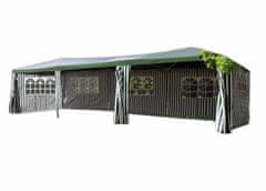 Greatstore Záhradný stan - zelený, 3 x 9 m