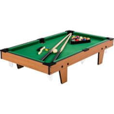 Greatstore Mini biliard pool s príslušenstvom 92 x 52 x 19 cm - svetlý