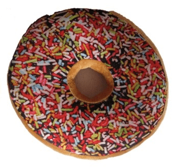 shumee Vankúš donut 3D - farebný