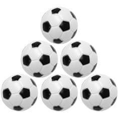shumee Sada 5 ks čiernobielych futbalových loptičiek, 31 mm