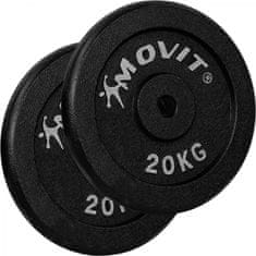 shumee MOVIT sada 2 kusov závažia - 20 kg, liatina