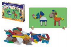 shumee Magnetické puzzle ZOO v krabici 33x23x3,5cm