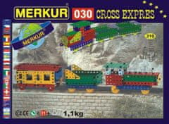 Greatstore Stavebnice MERKUR 030 Cross expres 10 modelů 310ks v krabici 36x27x3cm