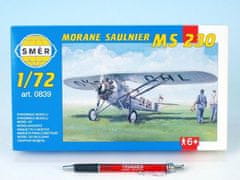 Greatstore Model Morane Saulnier MS 230 9,4x14,6cm v krabici 25x14,5x4,5cm