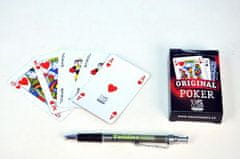 Greatstore Poker společenská hra karty v papírové krabičce 6x9cm