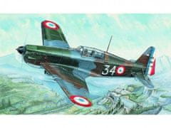 Greatstore Model Morane Saulnier MS 406 11x14,7cm v krabici 25x14,5x4,5cm