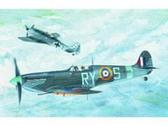 shumee Model Supermarine Spitfire MK.VB 12,8x13,6cm v krabici 25x14,5x4,5cm