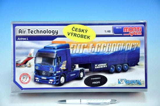 Greatstore Stavebnice Monti 54 Air Technology Actros L-MB 1:48 v krabici 31,5x16,5x7,5cm