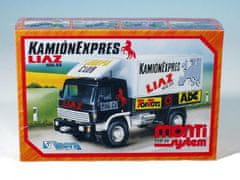 shumee Stavebnice Monti 28 Kamionexpres Liaz 1:48 v krabici 22x15x6cm