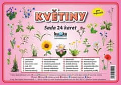 Kolektiv autorů: Sada 24 karet Květiny