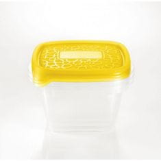 Greatstore Set 3x plastová miska TAKE AWAY1,1L - oranžové CURVER