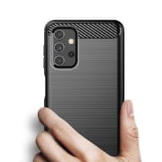 MG Carbon Case Flexible silikónový kryt na Samsung Galaxy A32 5G, čierny