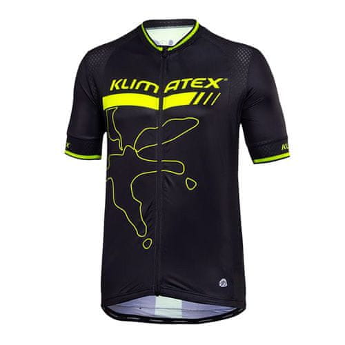 Klimatex Cyklodres ANIS L čierna / žltá neon, Cyklodres ANIS L čierna / žltá neon