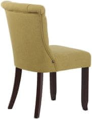 BHM Germany Jedálenská stolička Alberton, textil, zelená