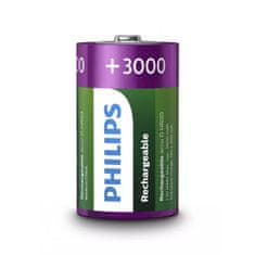 Philips D 2ks 3000mAh Rechargeables (R20B2A300/10)