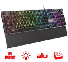 Genesis Thor 400 RGB gaming tipkovnica, Kailh Red, US