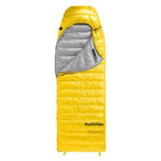 Naturehike perový spací vak CWZ400 550FP 930g vel. L - žltý