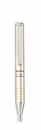 Zebra Guľôčkové pero "SL-F1", modrá, 0,24 mm, teleskopické, kovové, šampaň telo, 82407-24