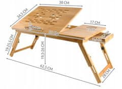 Nastaviteľný stolík pod notebook
