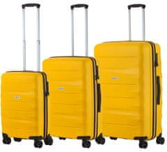 CARRY ON Sada kufrov Porter Yellow 3-set