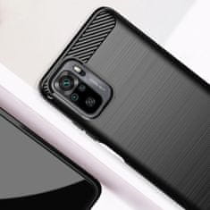 IZMAEL Puzdro Carbon Bush TPU pre Xiaomi Redmi Note 10/Redmi Note 10S - Modrá KP10703