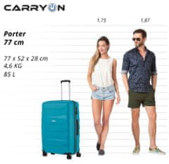 CARRY ON Veľký kufor Porter Jade Green