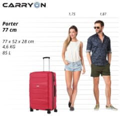 CARRY ON Veľký kufor Porter Red